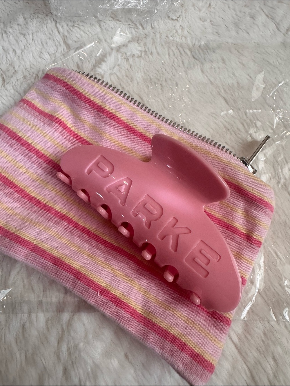 Parke Fairy Claw Clip With Pouch RARE